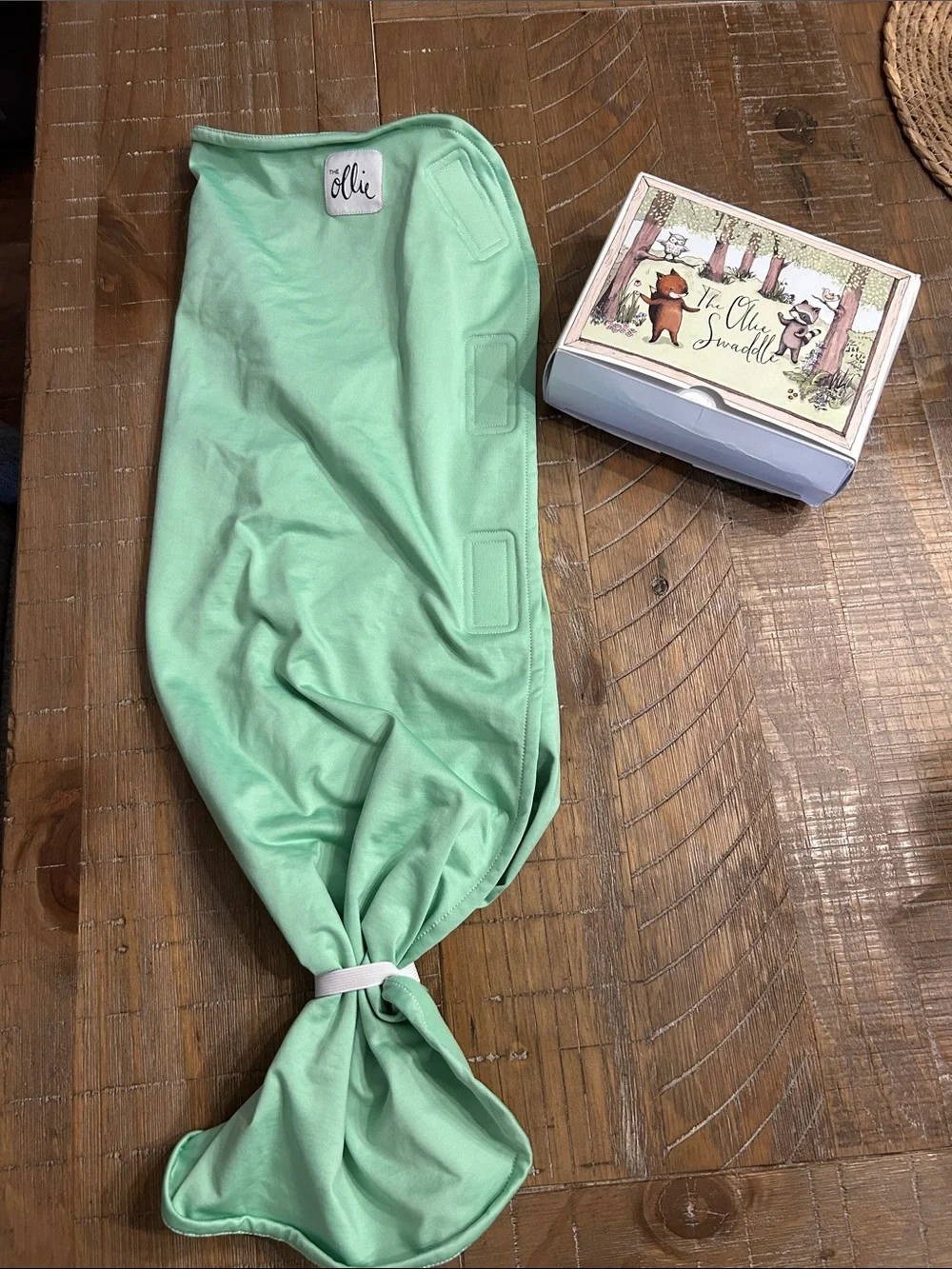 Ollie World Mint Green Swaddle Sleep Sack